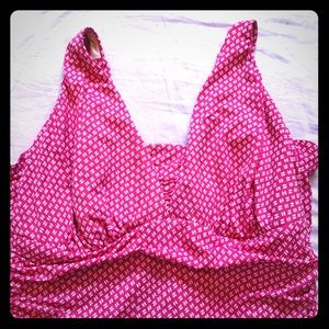 Pink 22/24 Lands End bathing suit